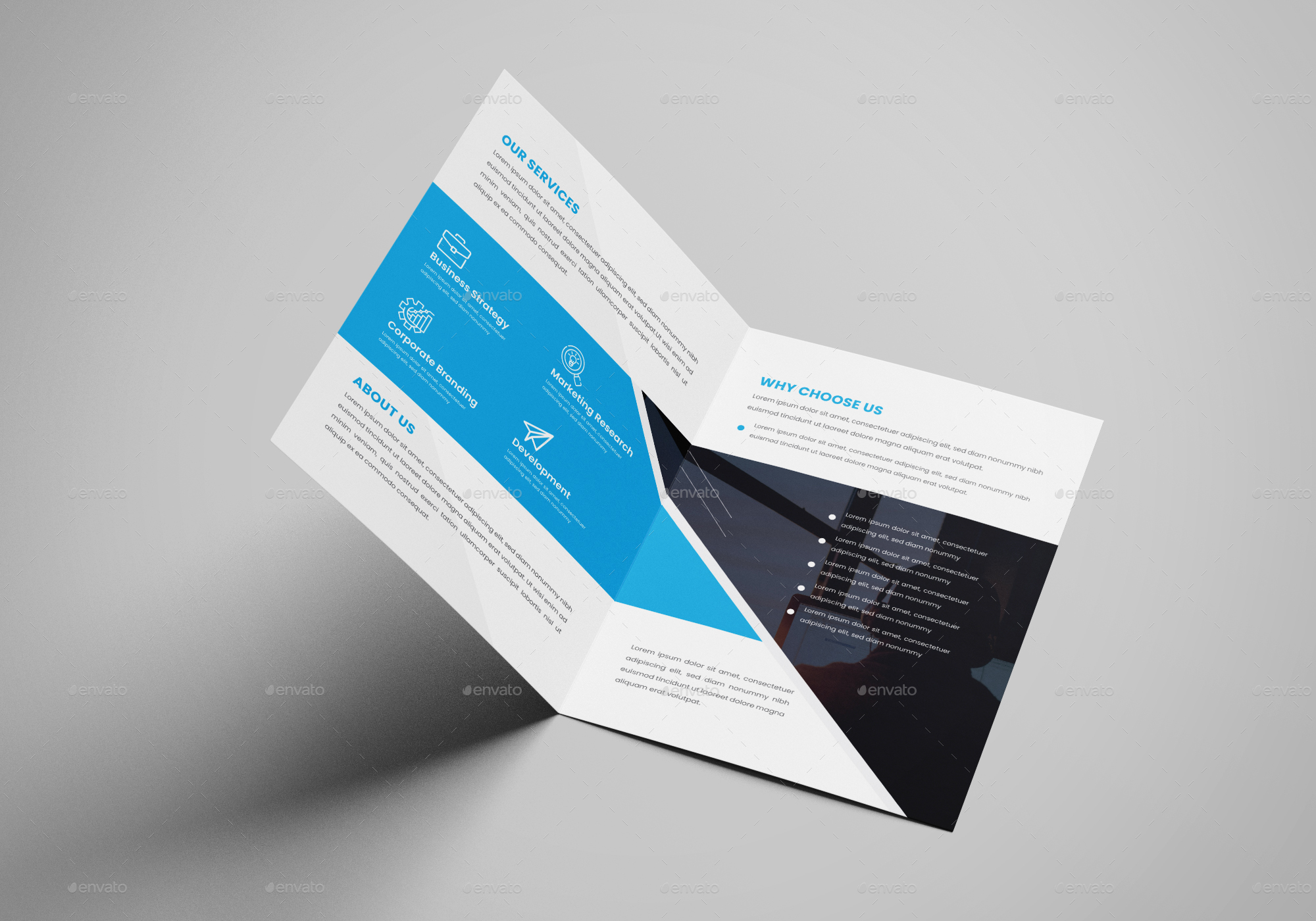 Bi-Fold Brochure Template, Print Templates | GraphicRiver